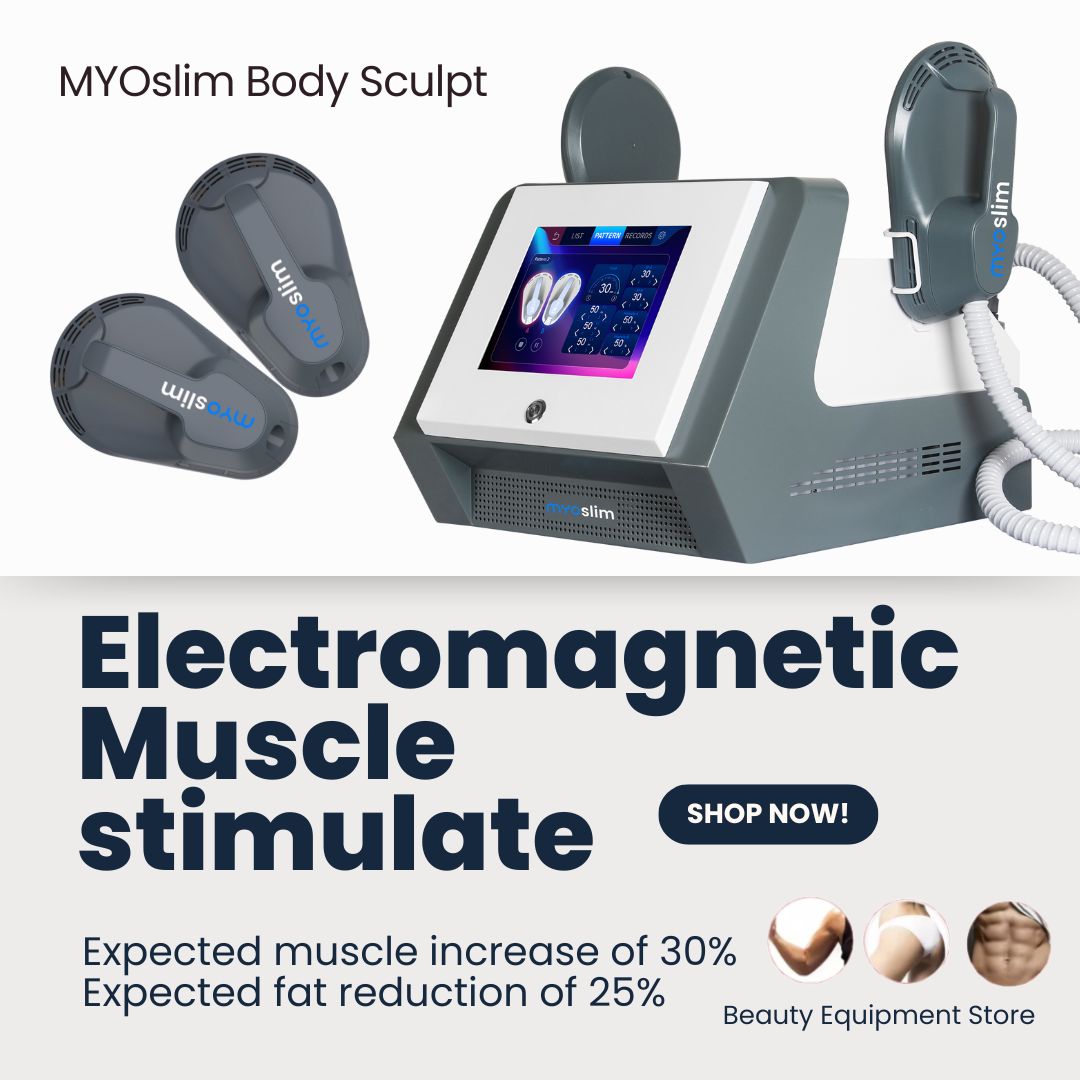 Health Wellness And Fitness - EMSボディビルディングマシンMYOslim脂肪除去2ハンドル筋肉彫刻フィットネスウェルネスボディ筋肉刺激装置（ヘルスケア用）