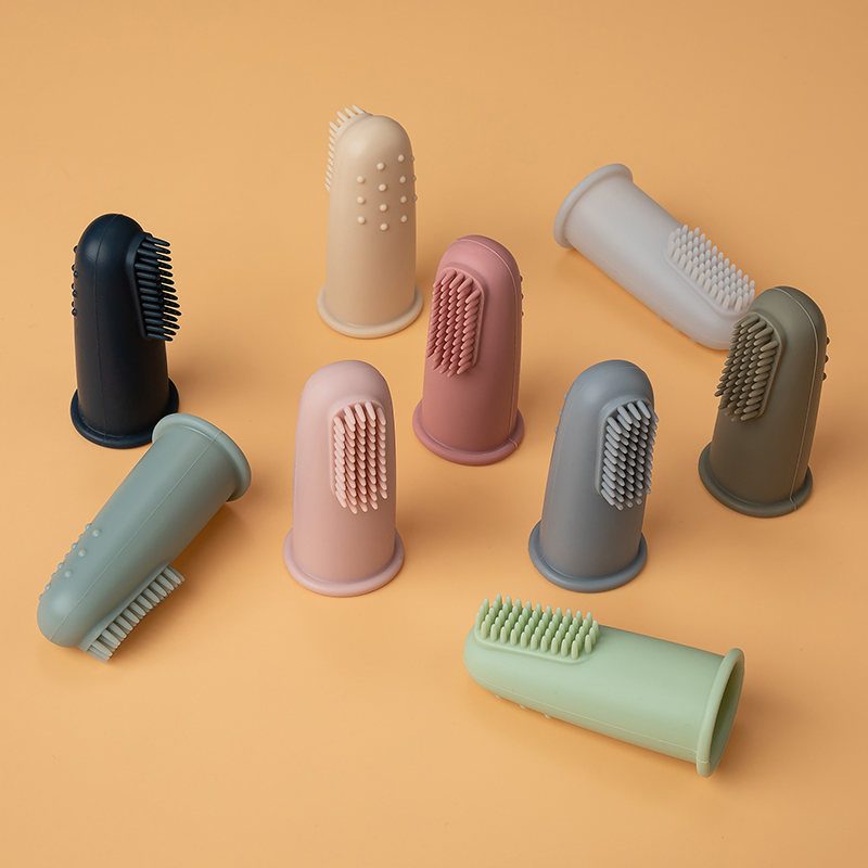 ベビーソフトフィンガー歯ブラシ BPA フリーシリコーン幼児 - Health Wellness Products のレビューと価格