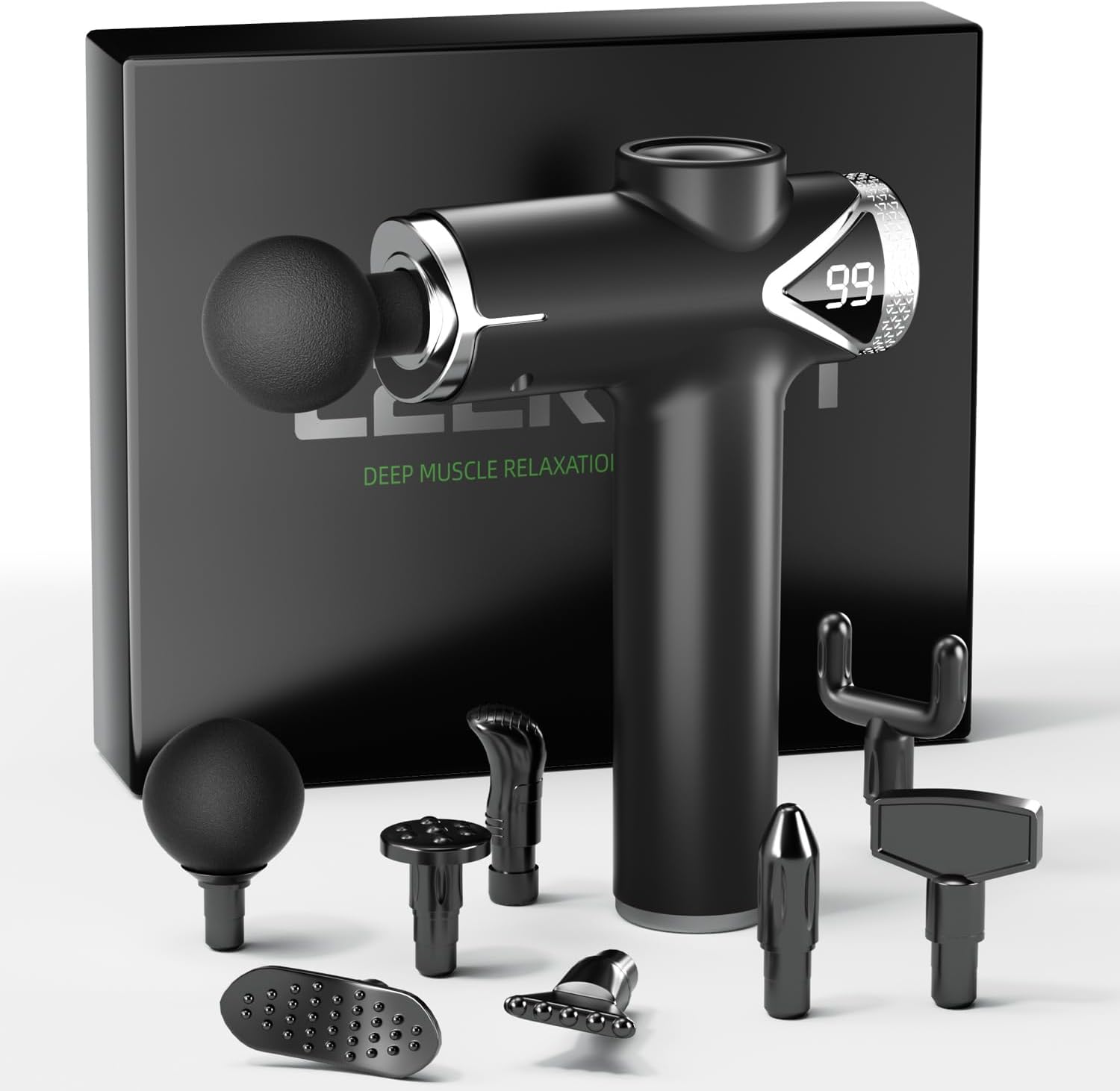 プロの筋肉マッサージガン、首と背中のマッサージ器具、ドロップ - Health Wellness And Fitness のレビューと価格