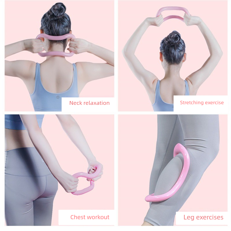プラティヨガリングショルダーストレッチトレーナー筋肉リラクゼ - Health Wellness And Fitness のレビューと価格