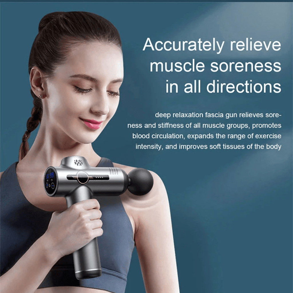 99 レベルマッサージガン筋膜深部筋肉リラックスボディネック - Health Wellness And Fitness のレビューと価格